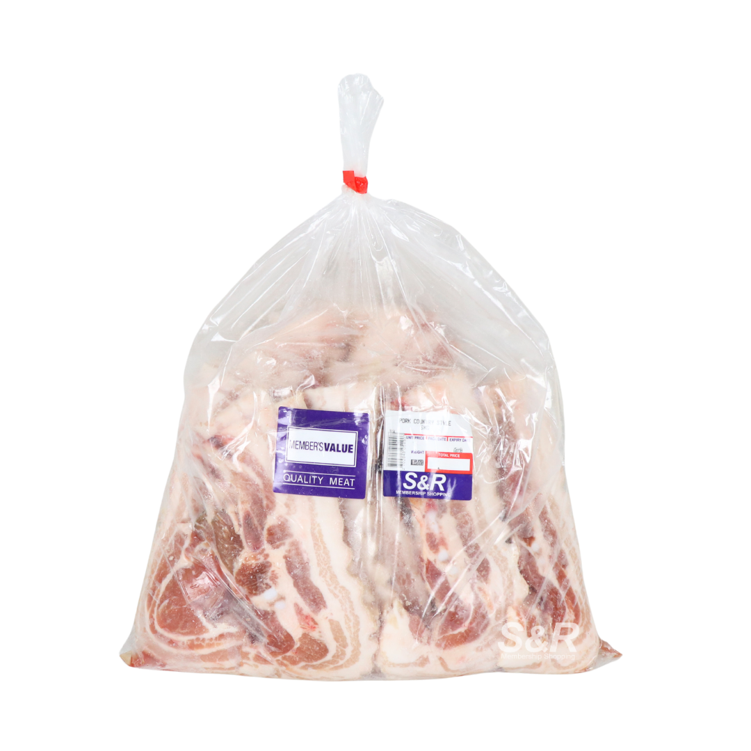 Member's Value Pork Country Style Wholesale approx 5kg